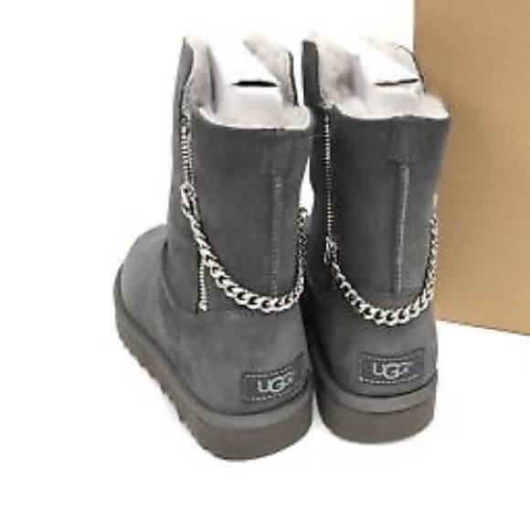 UGG Shoes - Grey UGGS with chain. New without box